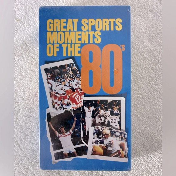 Vintage VHS Movie The Greatest  Sports Moments Of The 80s - Picture 1 of 7